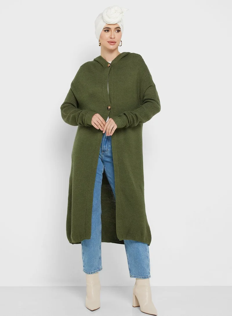 Khizana  Longline Cardigan for Women | Best Price UAE