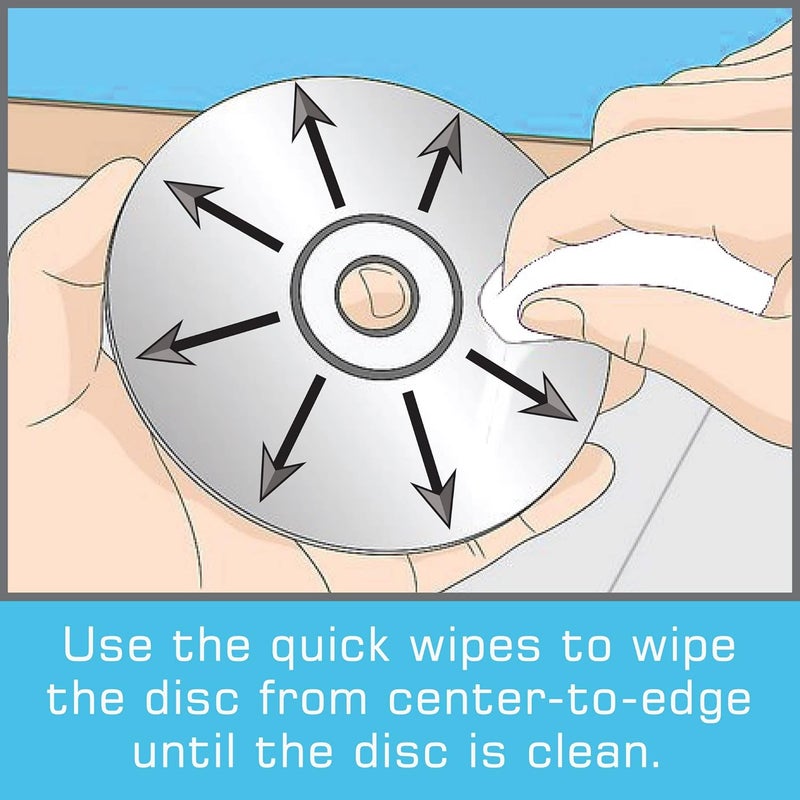 Maxell Maxell CD  DVD Quick Wipes Remove Dirt dust and smudges Great for DVDs CDs Playstation Discs and Xbox Discs 20PK 190511 - Image 4
