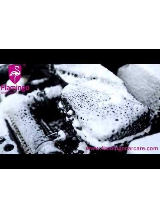 Flamingo Engine Grease Remover Engine Care Foam 650ml | F008 - Image 3