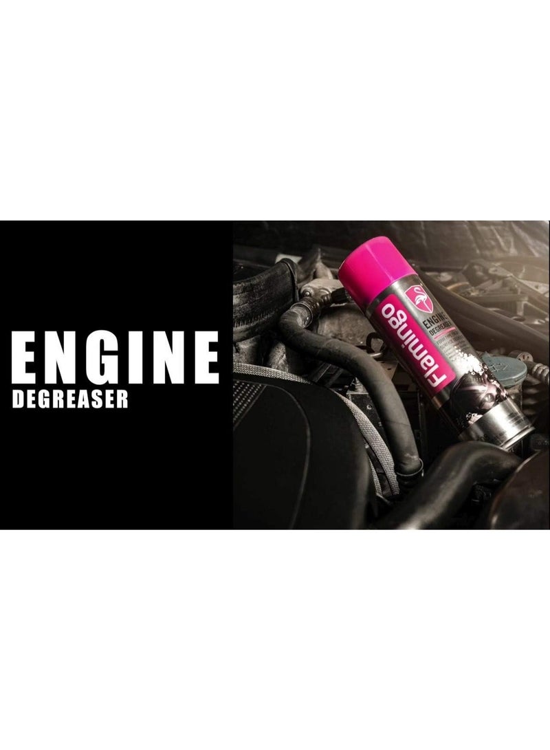 Flamingo Engine Grease Remover Engine Care Foam 650ml | F008 - Image 5