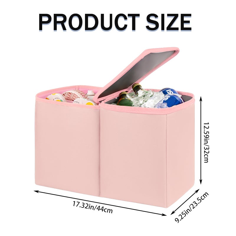 Juyeesm Cooler Organizer for X Large Original Bogg Bag, Polyester Leak-Proof Ice Chest with Zipper & Divider Tray, Ideal Beach Bag Accessory - Image 2