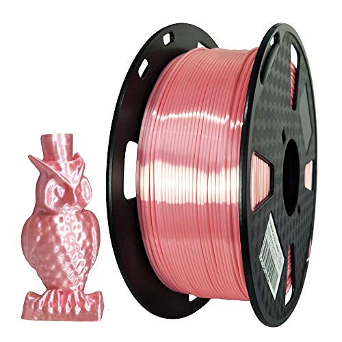 CC3D Silk Pink PLA Filament 1.75 mm 1KG Spool 3D Printer Filament FDM 3D Printing Materials Silky Shiny Metallic Metal PLA Gold Pink Color - Image 1