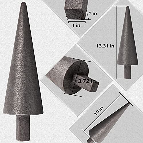 Yoursme Blacksmith Anvil Mandrel Metal Forming Cone 1" Hardy Tool Blacksmith Anvil Forge Vise Tool - Image 4