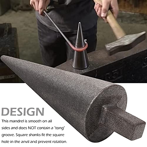 Yoursme Blacksmith Anvil Mandrel Metal Forming Cone 1" Hardy Tool Blacksmith Anvil Forge Vise Tool - Image 5