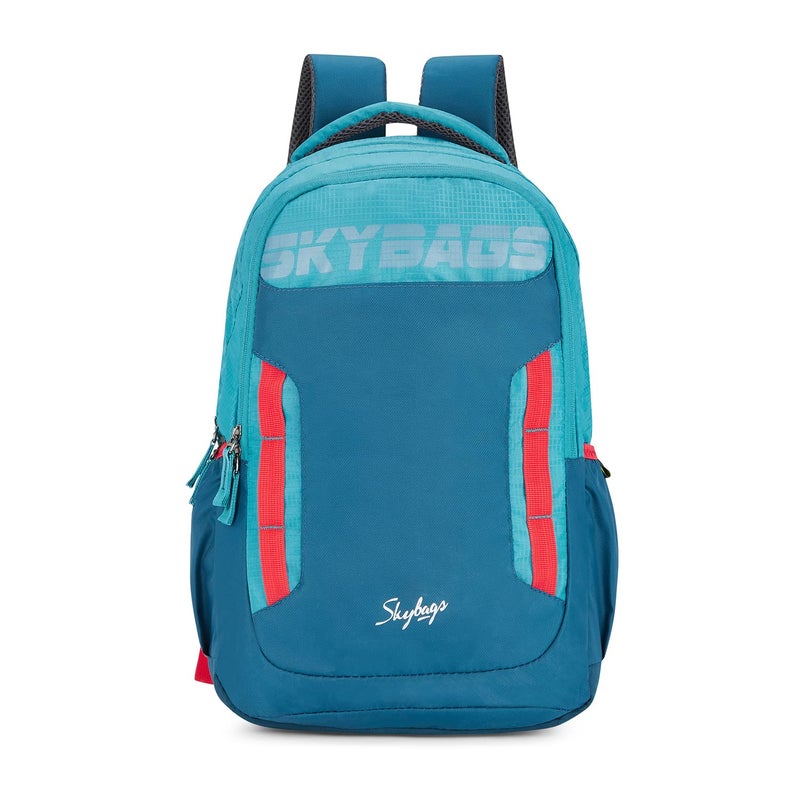 Skybags One Size Blue Shiny Jacquard 22L Standard Backpack s - Image 4