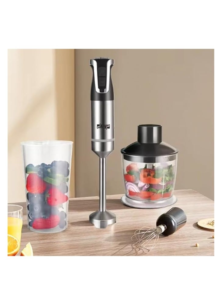DSP - DSP Hand Blender, 700 Watt, 500 ml , with whisker and Chopper, Silver KM1040 - Image 1