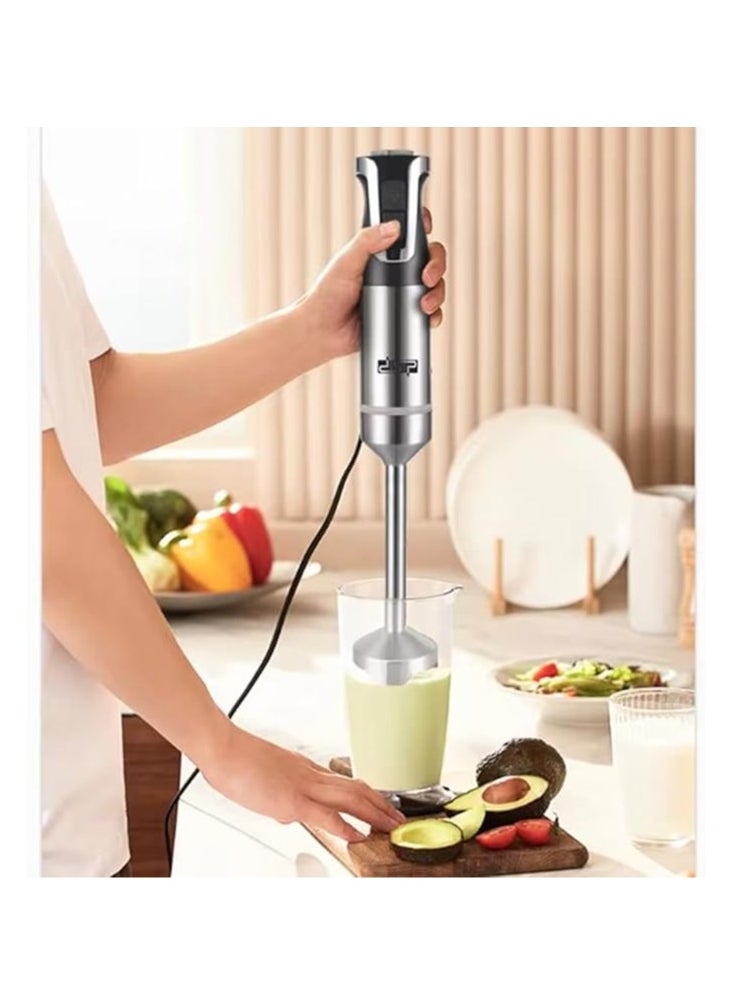 DSP - DSP Hand Blender, 700 Watt, 500 ml , with whisker and Chopper, Silver KM1040 - Image 1