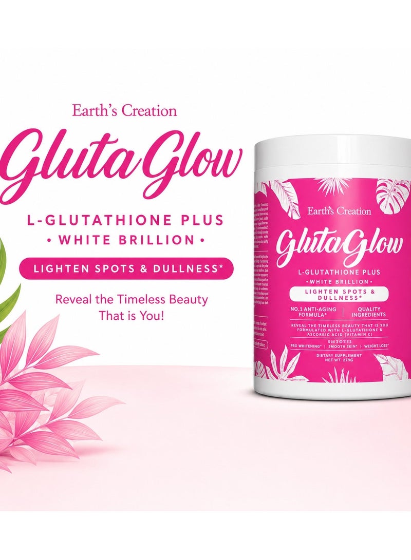 Earth's Creation Gluta Glow Skin Brightening Supplement  Glutathione + Vitamin C for Radiant, Even Skin Tone - Image 3
