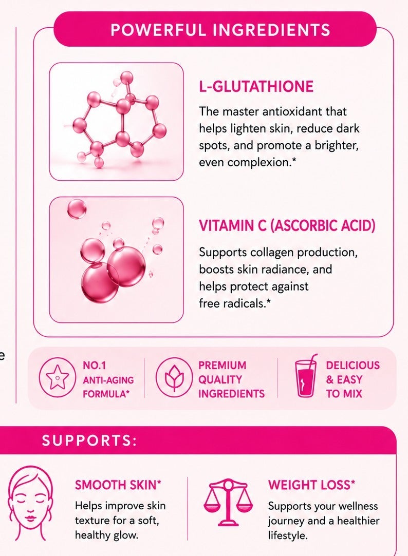 Earth's Creation Gluta Glow Skin Brightening Supplement  Glutathione + Vitamin C for Radiant, Even Skin Tone - Image 2