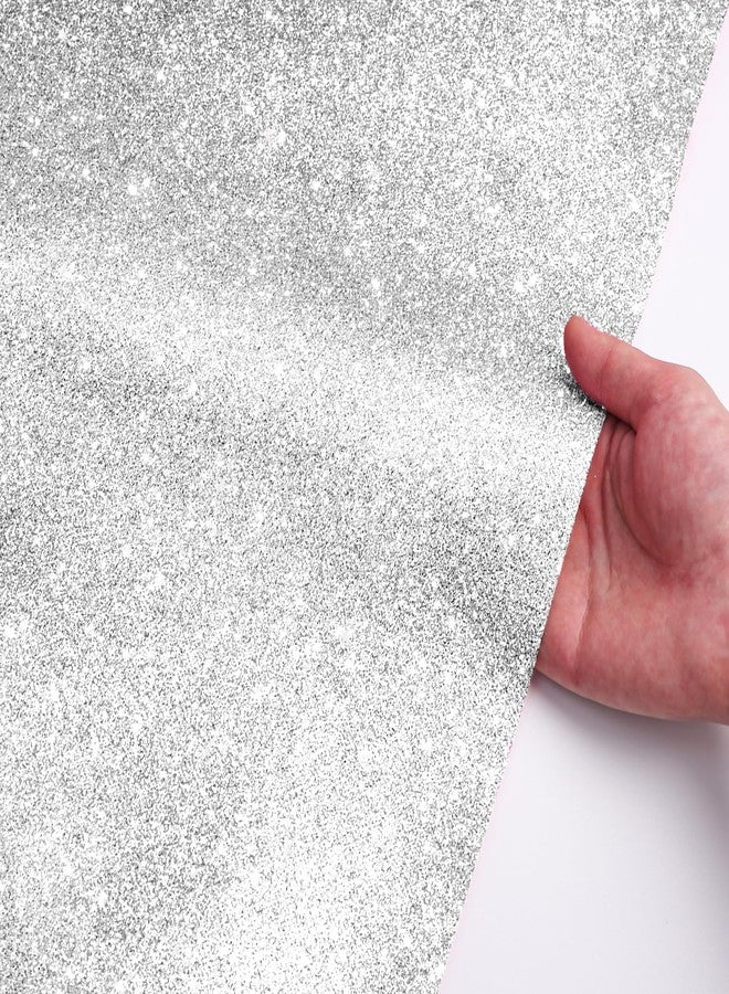 UBCGOTT Glitter Carpet Runner for Party -200 GSM Thickness Non-Woven Fabric Runner Rug with Adhesive Tape, Hollywood Carpet for Event, Aisle Runner for Wedding Ceremony (Glitter Silver, 2.6FTx15FT) - Image 4