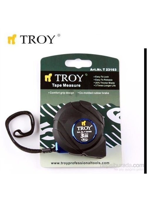 Troy 23163 Tape Measure with Stopper (3Mx16mm)  - Image 2