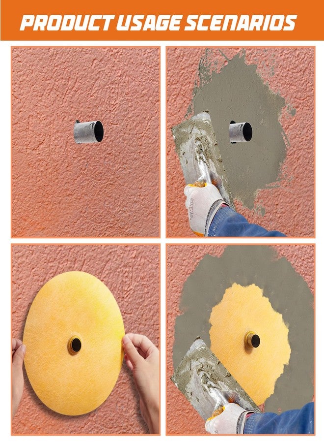 Fabbay 4 Pcs Rubber Gasket Kit Includes Mixing Valve 4-1/2 Inch and Pipe Seal 3/4 Inch Opening Waterproofing Round Gasket Head Seal for Shower Valve and Shower - Image 3