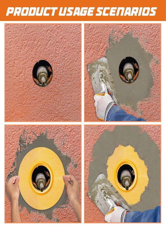 Fabbay 4 Pcs Rubber Gasket Kit Includes Mixing Valve 4-1/2 Inch and Pipe Seal 3/4 Inch Opening Waterproofing Round Gasket Head Seal for Shower Valve and Shower - Image 4