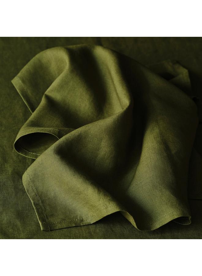 زبون منديل، أخضر غامق، 50×50 سم - Image 2