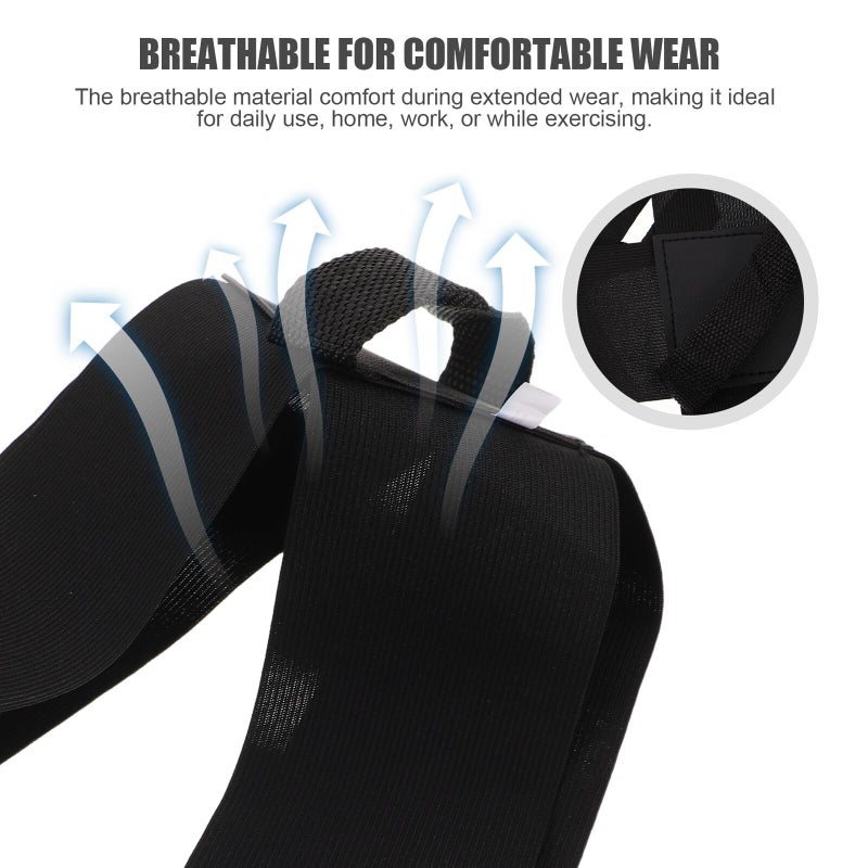 Adjustable Back Posture Support Brace for Adults Hunchback Correction with Shoulder Support Medium - Image 4