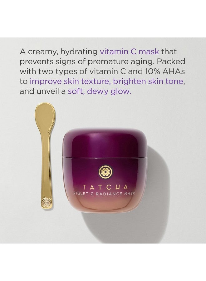 قناع TATCHA The Violet-C Radiance: قناع كريمي لشد البشرة مع فيتامين C لبشرة ناعمة ومتوهجة (50 مل / 1.7 أونصة) - Image 2