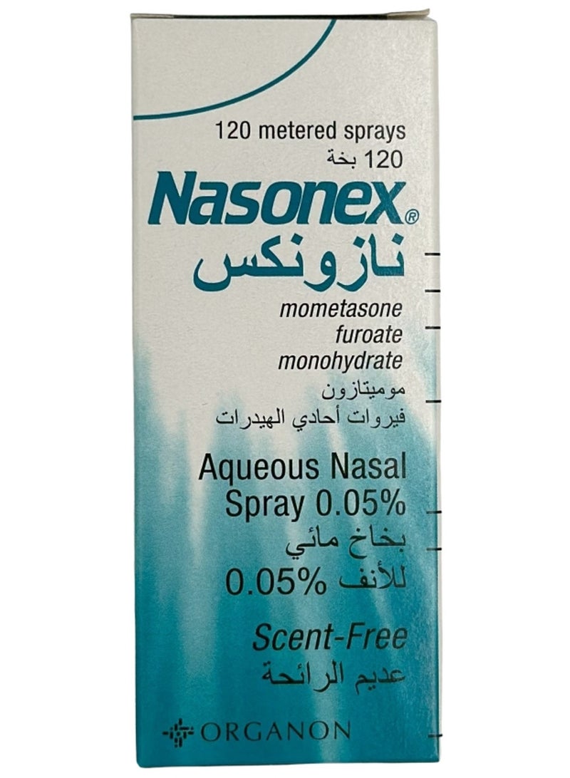 NASONEX Pack Of 2 Nasonex Nasal Spray 50 Microgram 120 Doses - Image 2