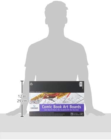 CANSON Canson Artist Series Comic Paper Art Board Foldover Pad 11x17 inches 24 Sheets 150lb250g  Artist Paper for Adults and Students  Colored Pencil Marker Ink Pen  - Image 3