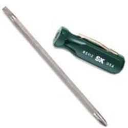 SK S K Hand Tools SKT85112 2 in 1 Pocket Style SureGrip Screwdriver 