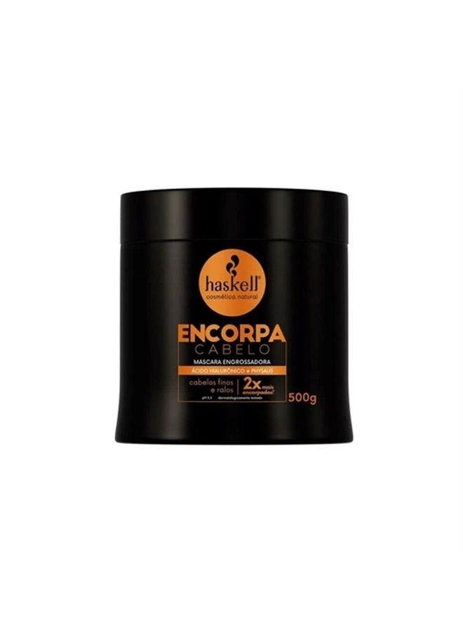 Haskell Linha Encorpa Cabelo - Mascara Engrossador 500 Gr - (Hair Thickener Collection - Thickener Mask Net 17.63 Oz) 