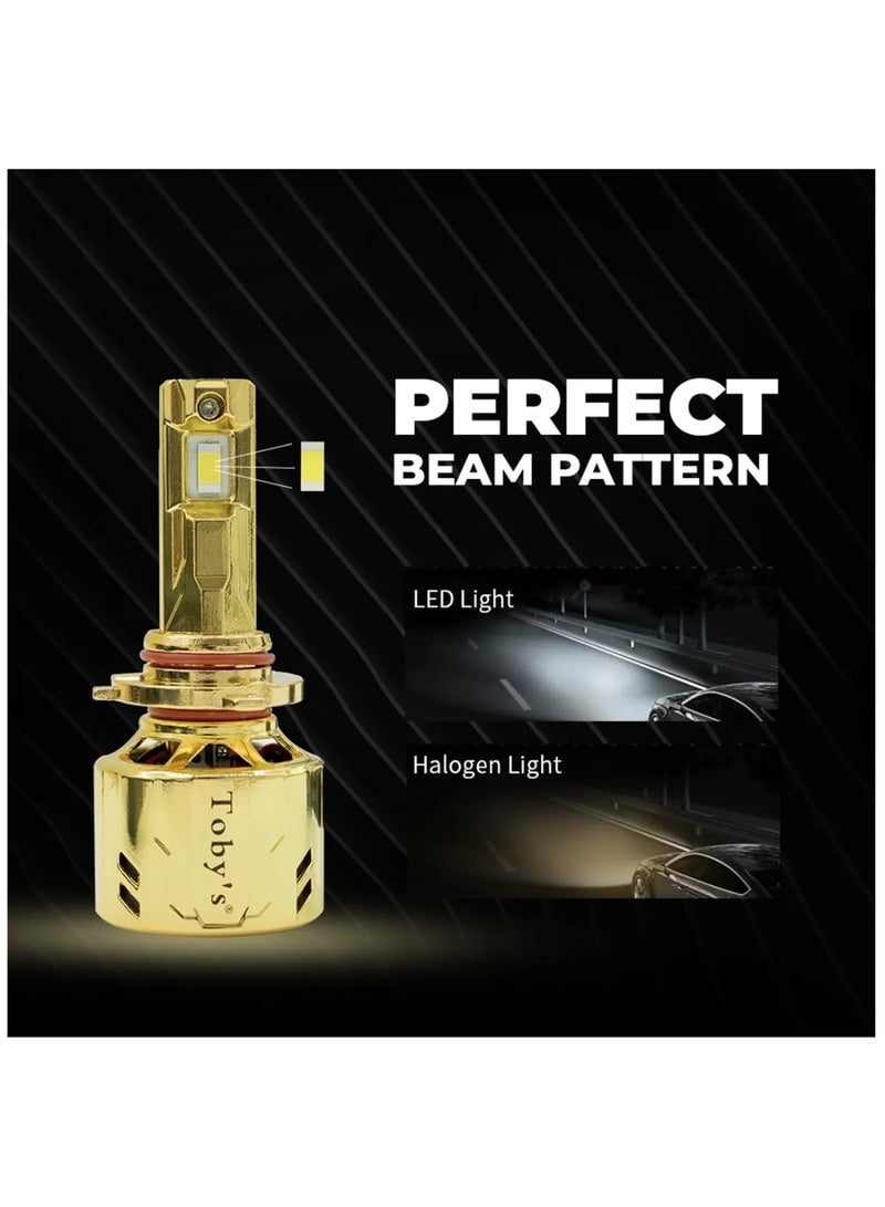 توبيز مصباح أمامي LED للسيارة من Tobys LX 100، قطعتان، أصلي، 60 واط/القطعة، قوة 6000 لومن/القطعة، بدرجة حرارة لون 6500 كلفن - LX100 L - H1 - Image 2