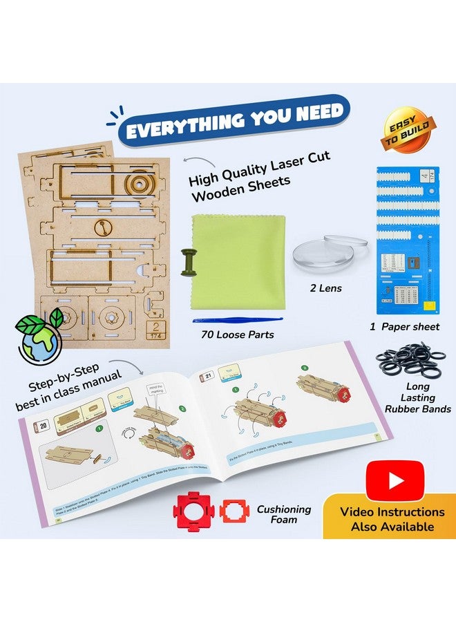 سمارتيفيتي لعبة تلسكوب سمارتيفيتي للأطفال من سن ٨-٩-١٠-١١-١٢-١٣-١٤ سنة | قياس الارتفاع والمسافة | هدية عيد ميلاد للأولاد والبنات | ألعاب علمية اصنعها بنفسك للأطفال من ٨-١٤ سنة | مجموعة أدوات العلوم والتكنولوجيا والهندسة والرياضيات - Image 5