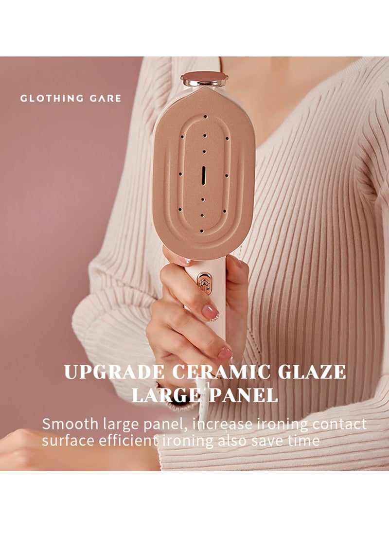 Generic Portable Handheld Iron Mini Handheld Steamer Iron for Clothes 90°Rotatable Travel Garment Steamer Mini Ironing Machine Support Dry & Wet Ironing for Home Travel Gifts  - Image 3