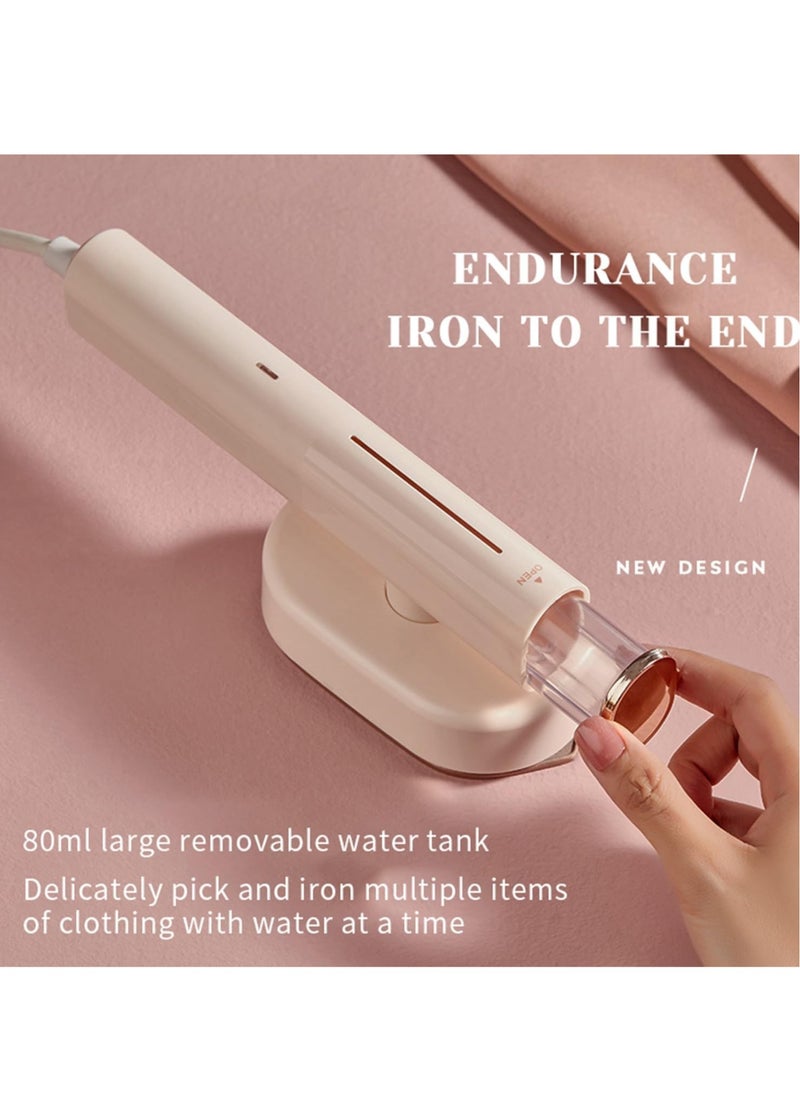 Generic Portable Handheld Iron Mini Handheld Steamer Iron for Clothes 90°Rotatable Travel Garment Steamer Mini Ironing Machine Support Dry & Wet Ironing for Home Travel Gifts  - Image 4