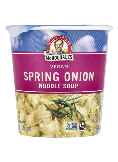 Dr. McDougall's, Vegan Spring Onion Noodle Soup, 1.9 oz (53 g)