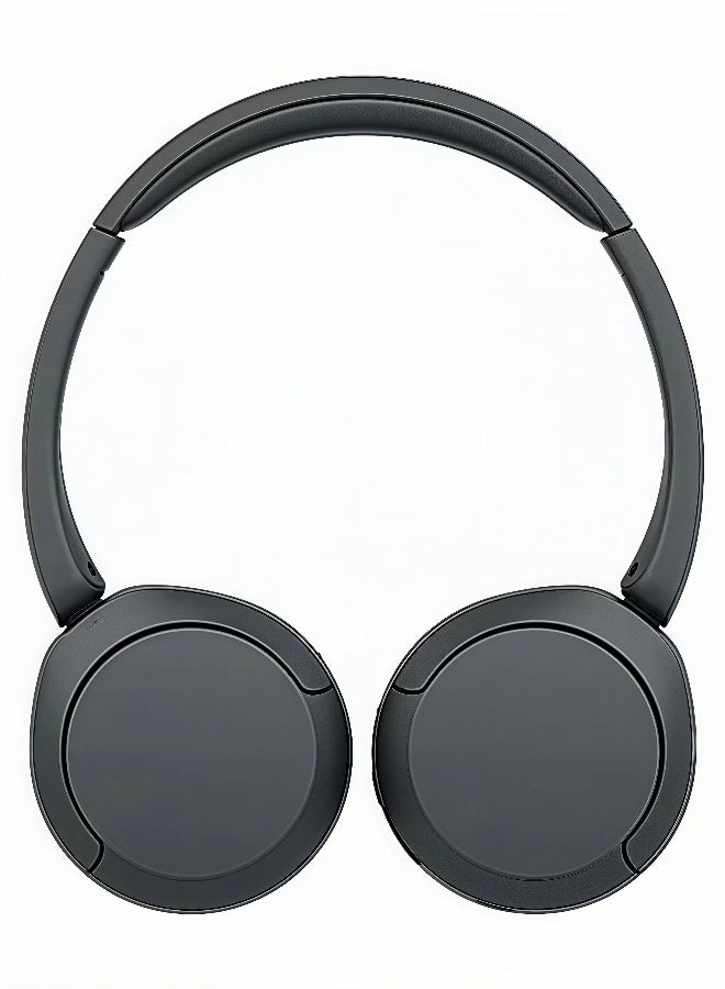 Sony WH-CH520 Wireless Headphones Bluetooth On-Ear Headset with Microphone and up to 50 Hours Battery Life with Quick Charging For Phone Call - Black - Image 3
