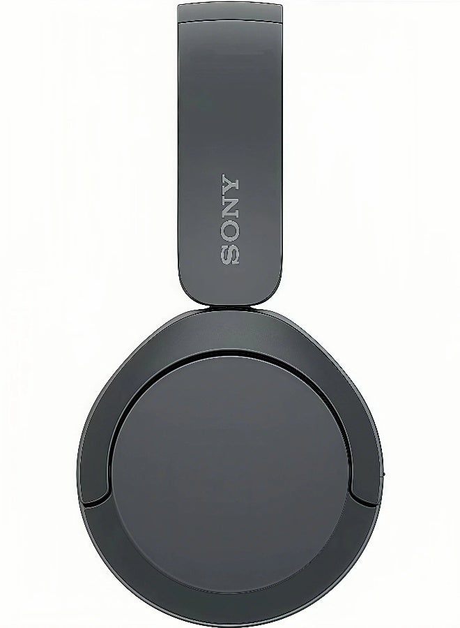 Sony WH-CH520 Wireless Headphones Bluetooth On-Ear Headset with Microphone and up to 50 Hours Battery Life with Quick Charging For Phone Call - Black - Image 5