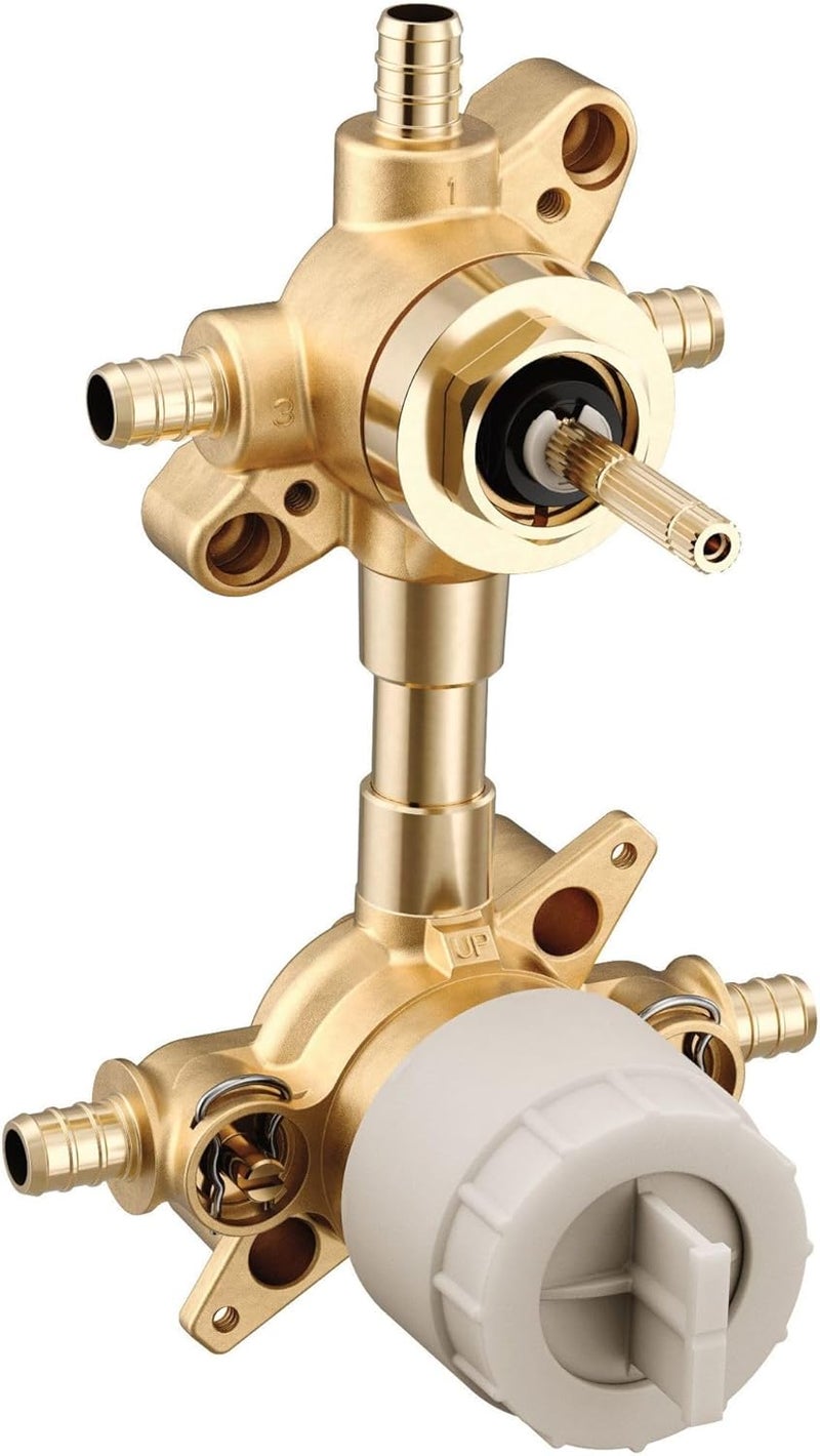 MOEN Moen MCORE Mixing Valve with 2 or 3 Function Integrated Transfer Valve with Crimp Ring PEX Connections and Stops U232XS  - Image 3