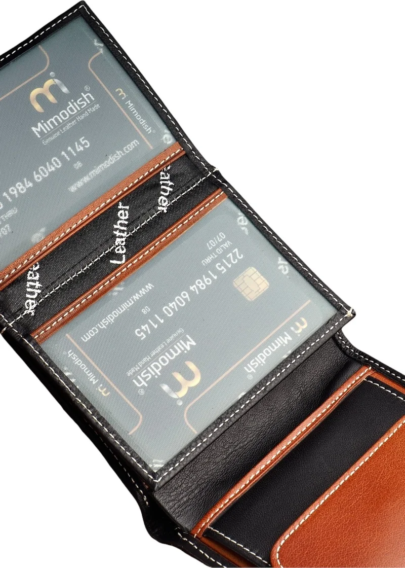 ميموديش 2762 Leather Coin Pocket Luxury Men's Wallet