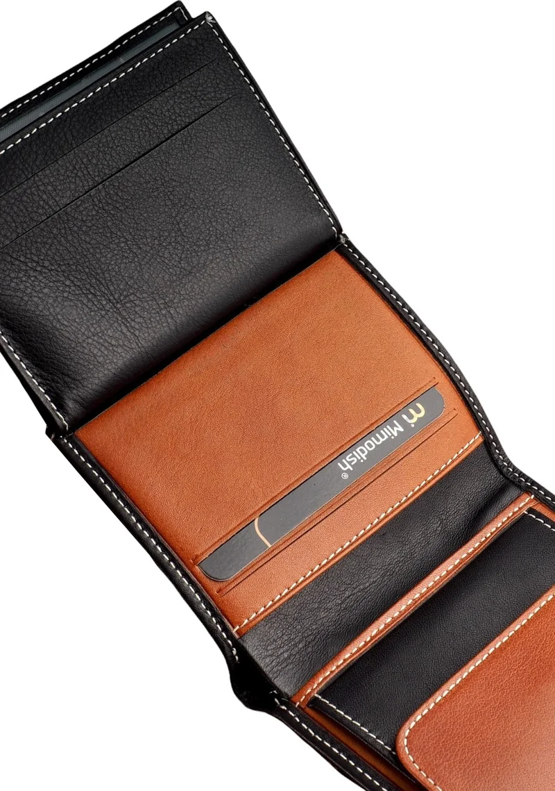 ميموديش 2762 Leather Coin Pocket Luxury Men's Wallet
