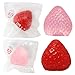 JIACAI 2pcs Squishy StrawberryCute Squeeze ToysKawaii Squishies PVC ToysStress Relieving Fur Ball OPP Packaging Gifts Fidget Toys for AnxietyRelaxation for Kids Adults 2pcs - Image 2