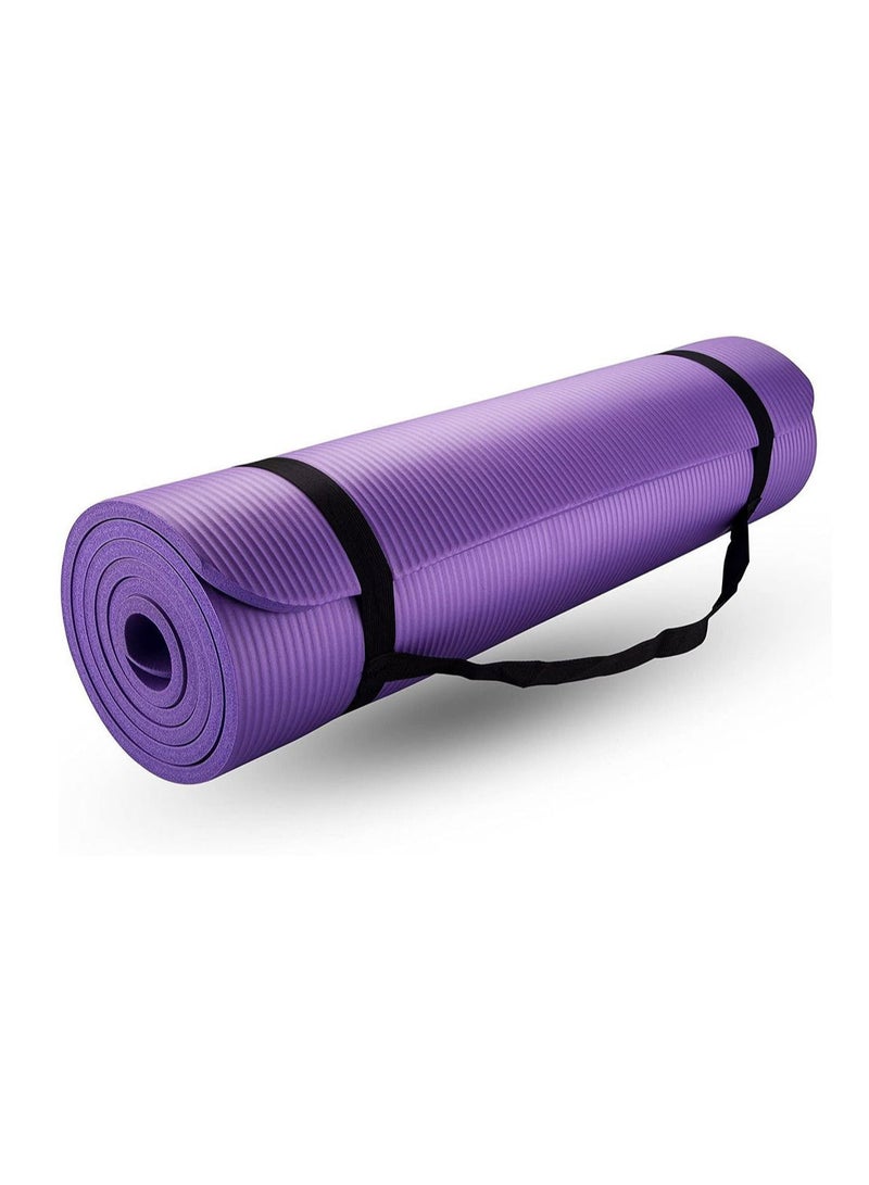 Spall Yoga Mat with Strap Included 10mm Thick Non Slip Fast Drying    Professional Waterproof Ideal for Fitness Home Gym Workouts Both Men and Women - Image 2