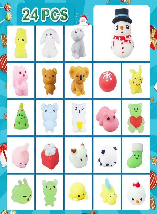 ISTOOLL Advent Calendar 2026,Luminous Mochi Christmas Countdown 24 Days Cute Relief Stress Squishies Animals Party Favors for Girls Boys - Image 2