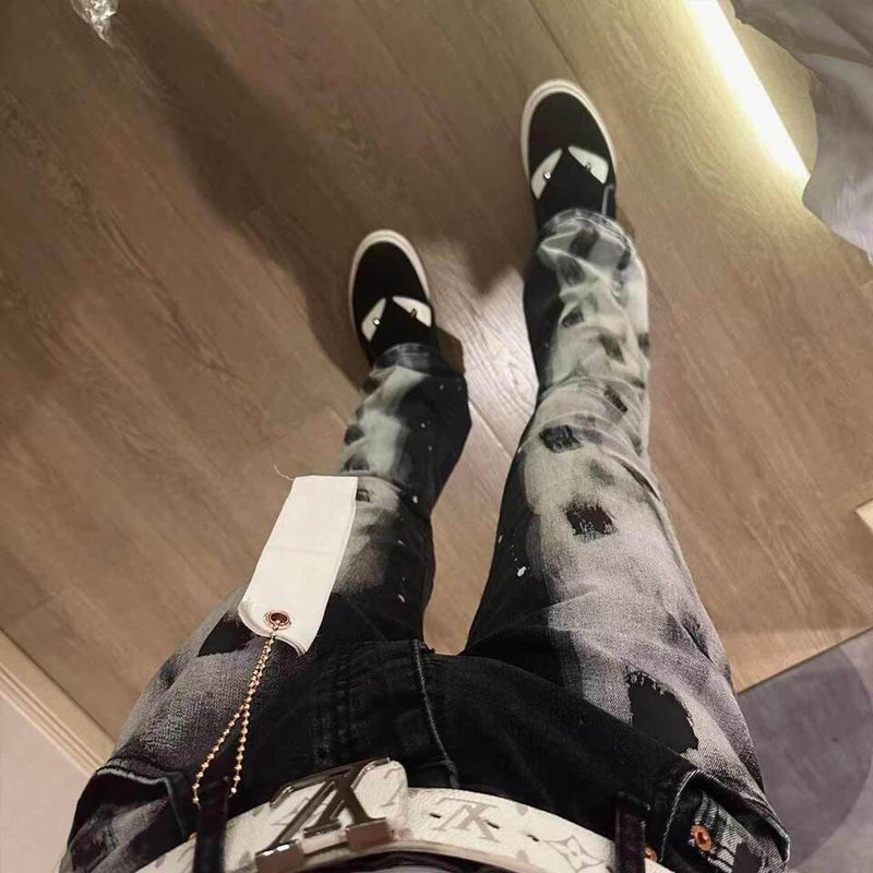 Unisex Casual Daily Denim Jeans - Image 1