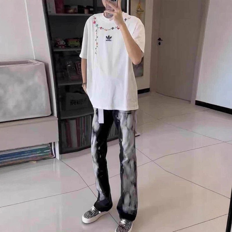 Unisex Casual Daily Denim Jeans - Image 2