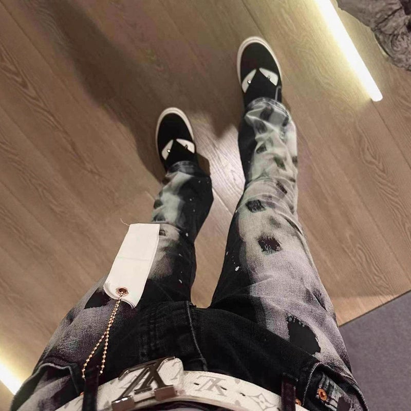 Unisex Casual Daily Denim Jeans - Image 4
