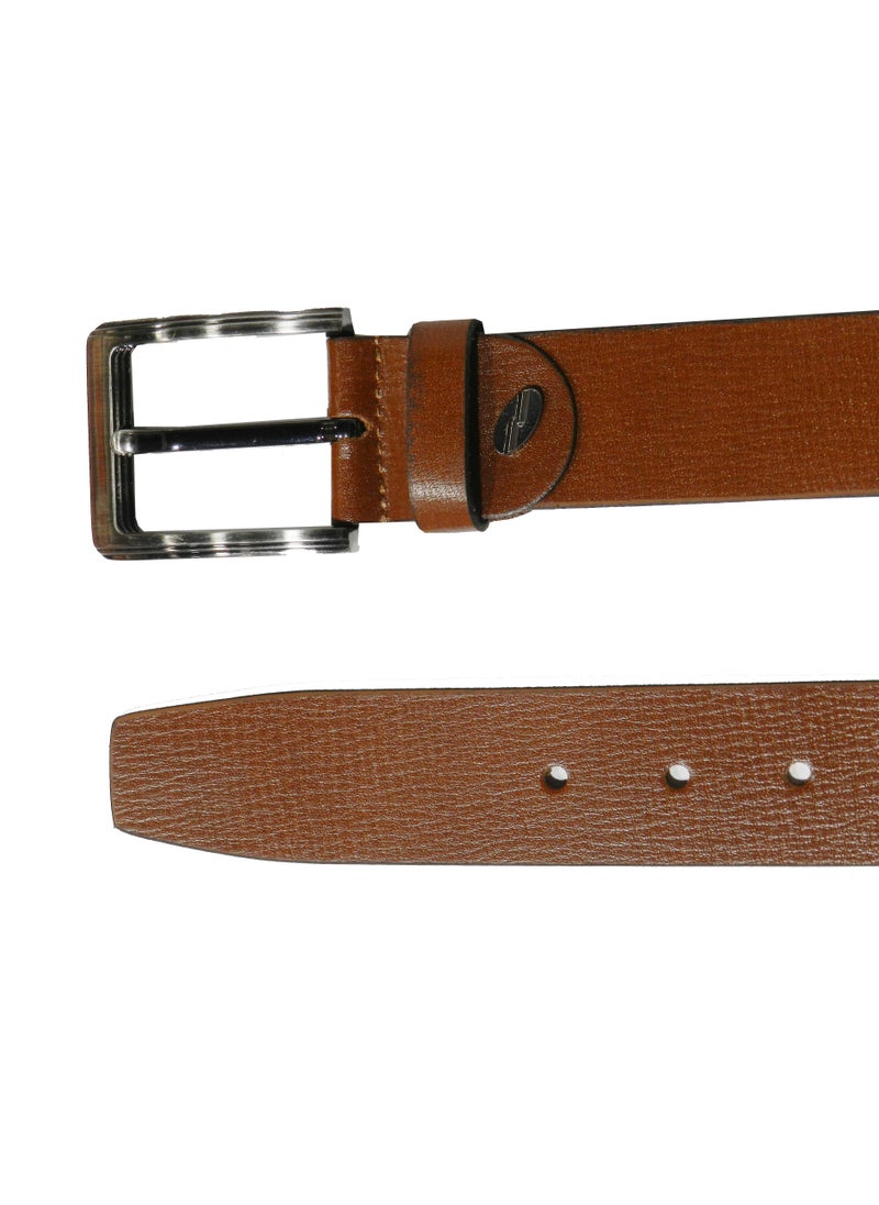 LAVERI LEATHER - GENUINE LEATHER 40MM FORMAL AND CASUAL TAN BELT FOR MENS - Image 1