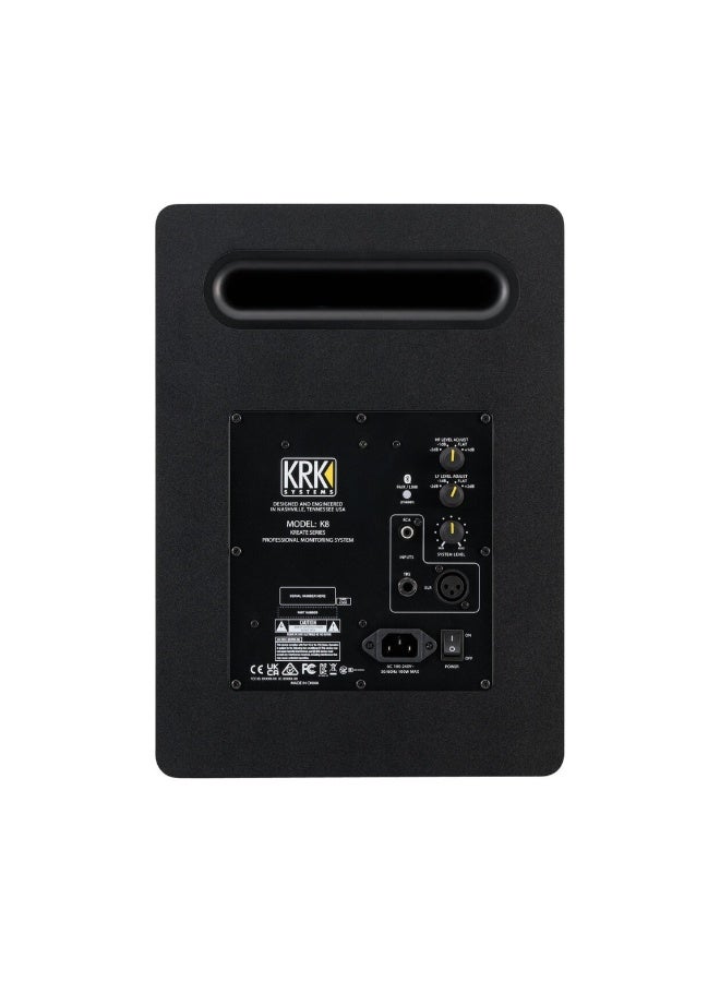 كي آر كي شاشة استوديو KRK Kreate 8 النشطة مع بلوتوث (أسود) - Image 3