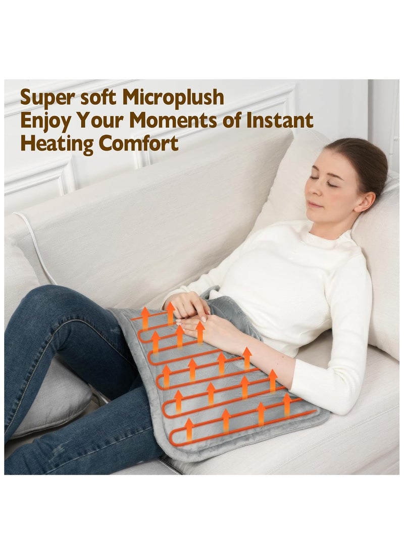 Arabest Heating Pad,Electric Heat Pad for Neck and Shoulders- Fast Heat Warming Shawl, 6 Electric Temperature Options, 4 Timer Settings, Safe Auto Shut-Off, Machine Washable  - Image 4