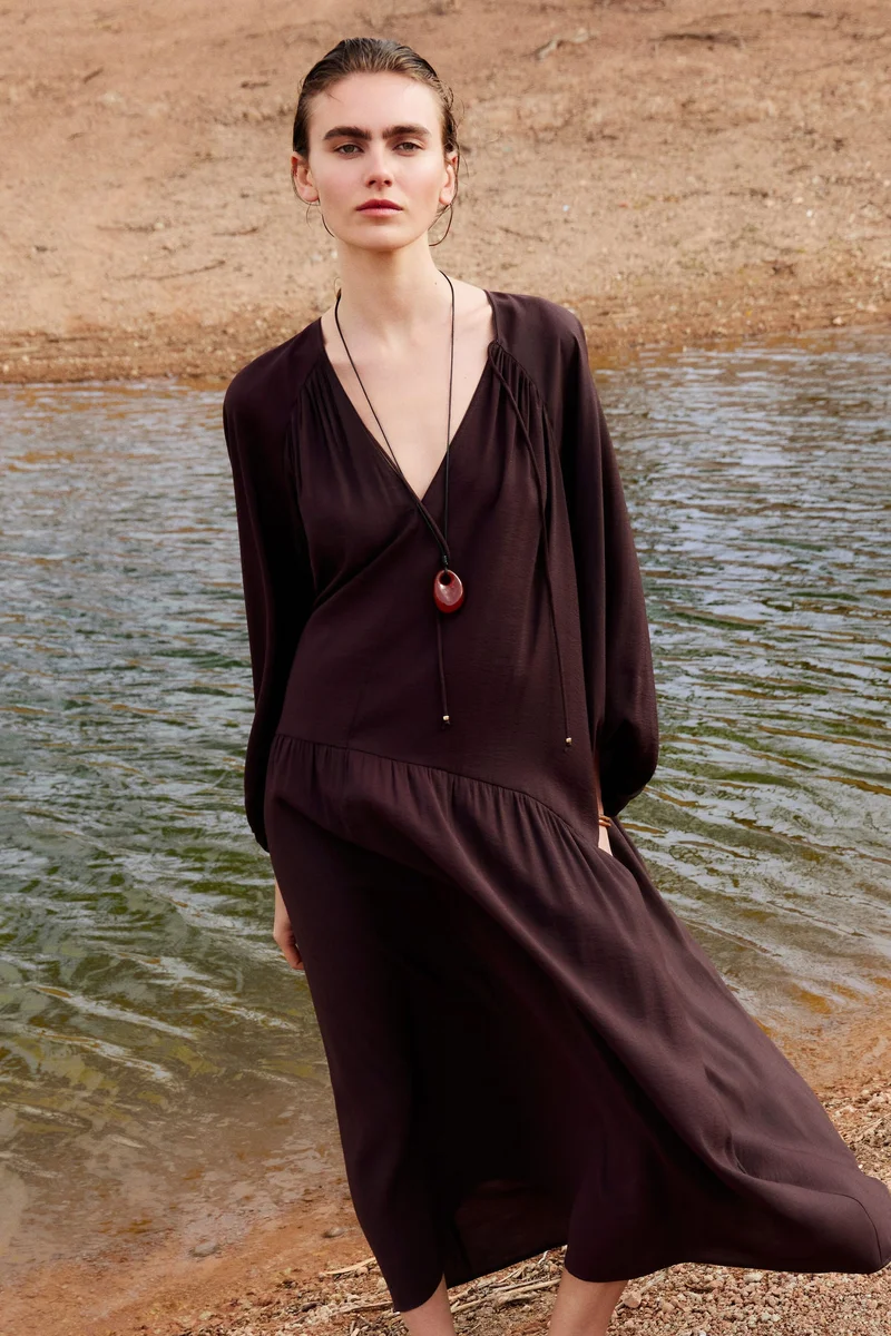 Oversized tunic dress