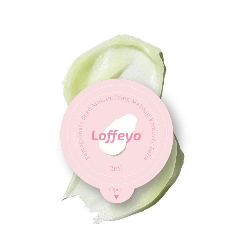Loffeyo 30PCS Travel Mini Size Cleansing Balm, Makeup Remover Balm, Individually Wrapped Pods, Gentle & Hydrating with Pomegranate Extract, Leak-Proof & Travel-Friendly, For All Skin Types, Hotel Use - Image 2