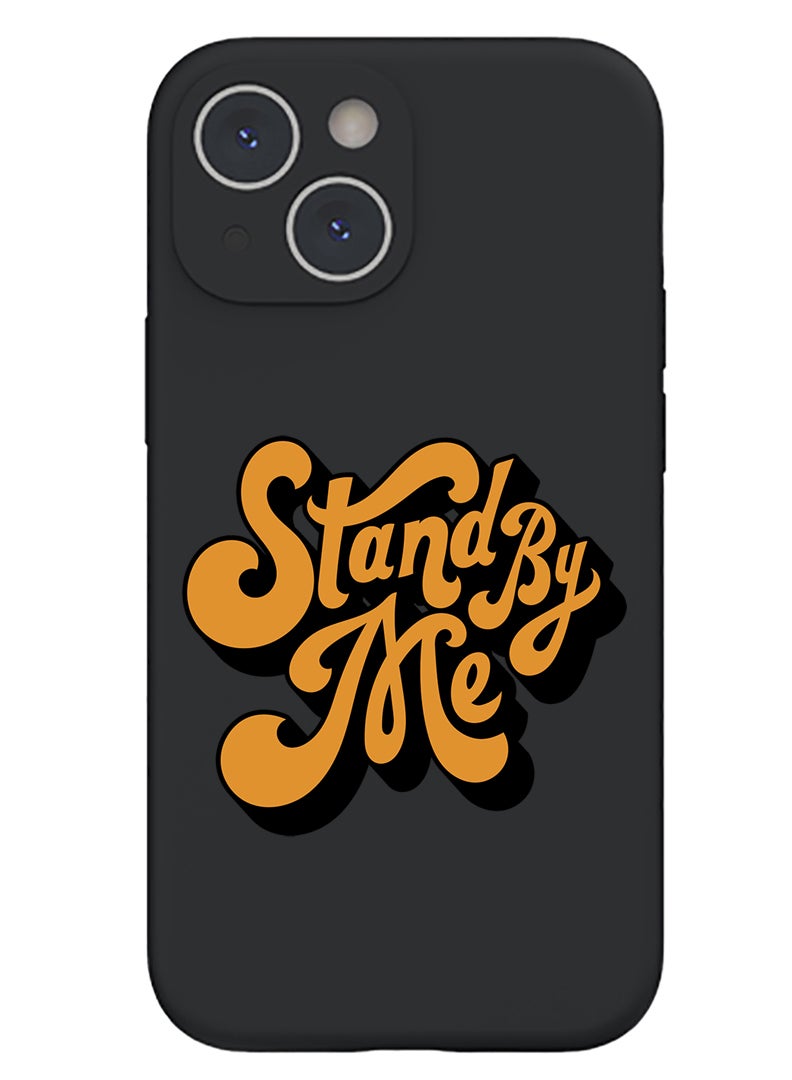 Theodor Protective Slim Fit Case Liquid Silicone Cover with Full Body Protection Anti-Scratch Shockproof Case For iPhone 15 Black  - Surf California copy - Image 1