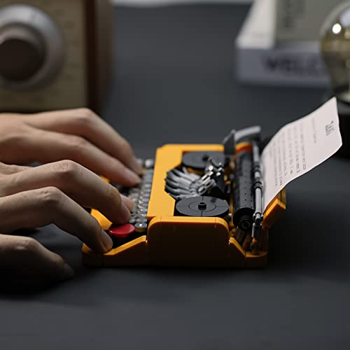 ENJBRICK مجموعة بناء آلة كاتبة ENJBRICK متوافقة مع ليغو للبالغين، أفكار ألعاب بناء لطيفة للفتيات من 8-14 سنة، ألعاب عيد الميلاد للأطفال - Image 2