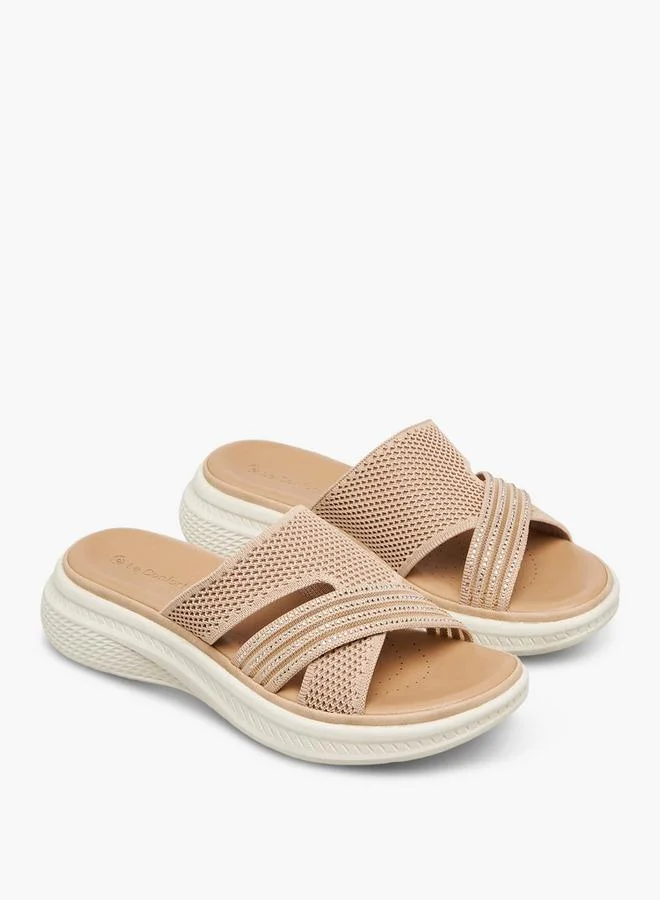 لو كونفورت Women Embellished Flyknit Sandals