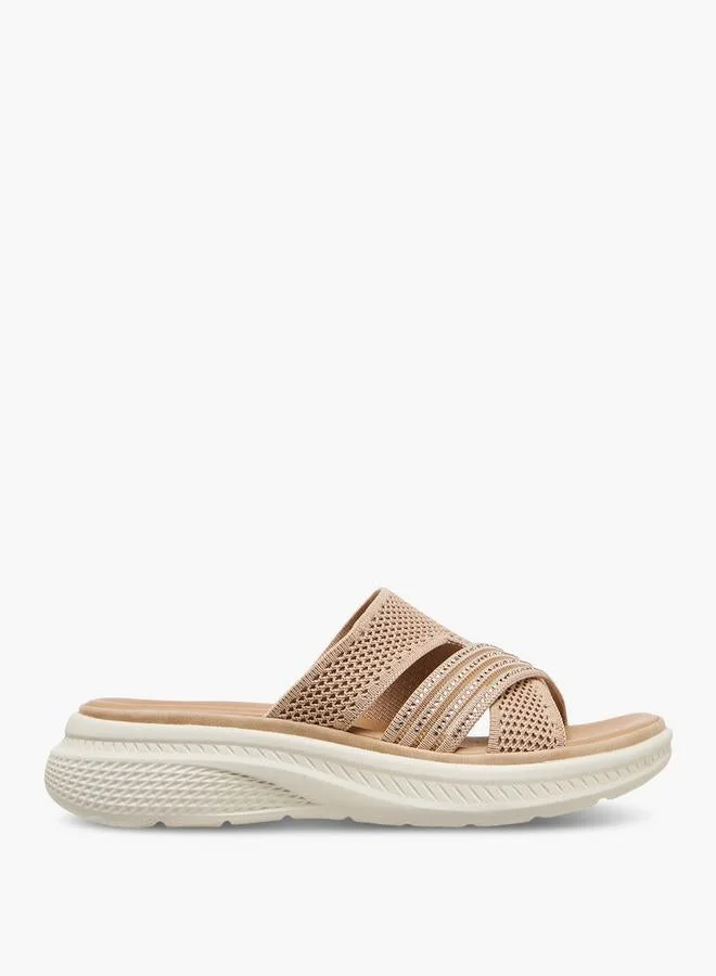 لو كونفورت Women Embellished Flyknit Sandals