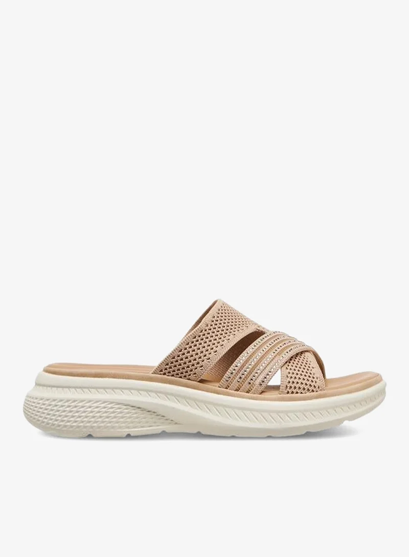 Le Confort BEIGE Women Embellished Flyknit Sandals for Women | Best Price UAE